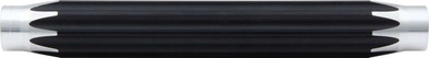 QuickCar 5/8" Aluminum Scalloped Suspension Tube 8" Black Anodized 62-080