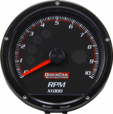 QuickCar Redline Multi-Recall Tachometer 3-Inch Black 63-002