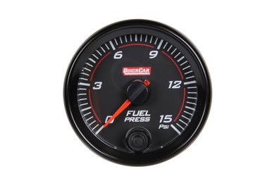 QuickCar Redline Fuel Pressure Gauge 2-5/8" 0-15 PSI Electric Stepper Motor 69-000
