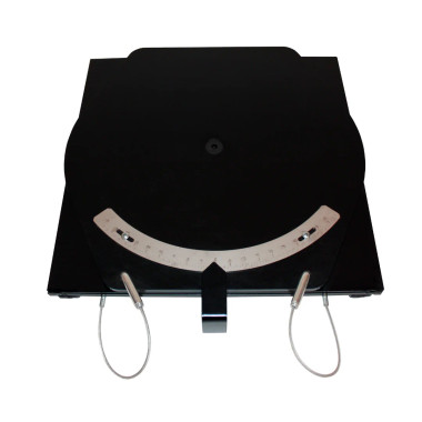 QSP-25-131-P (2) Medium-Duty Turnplates with pointer. Powder coated mild steel
