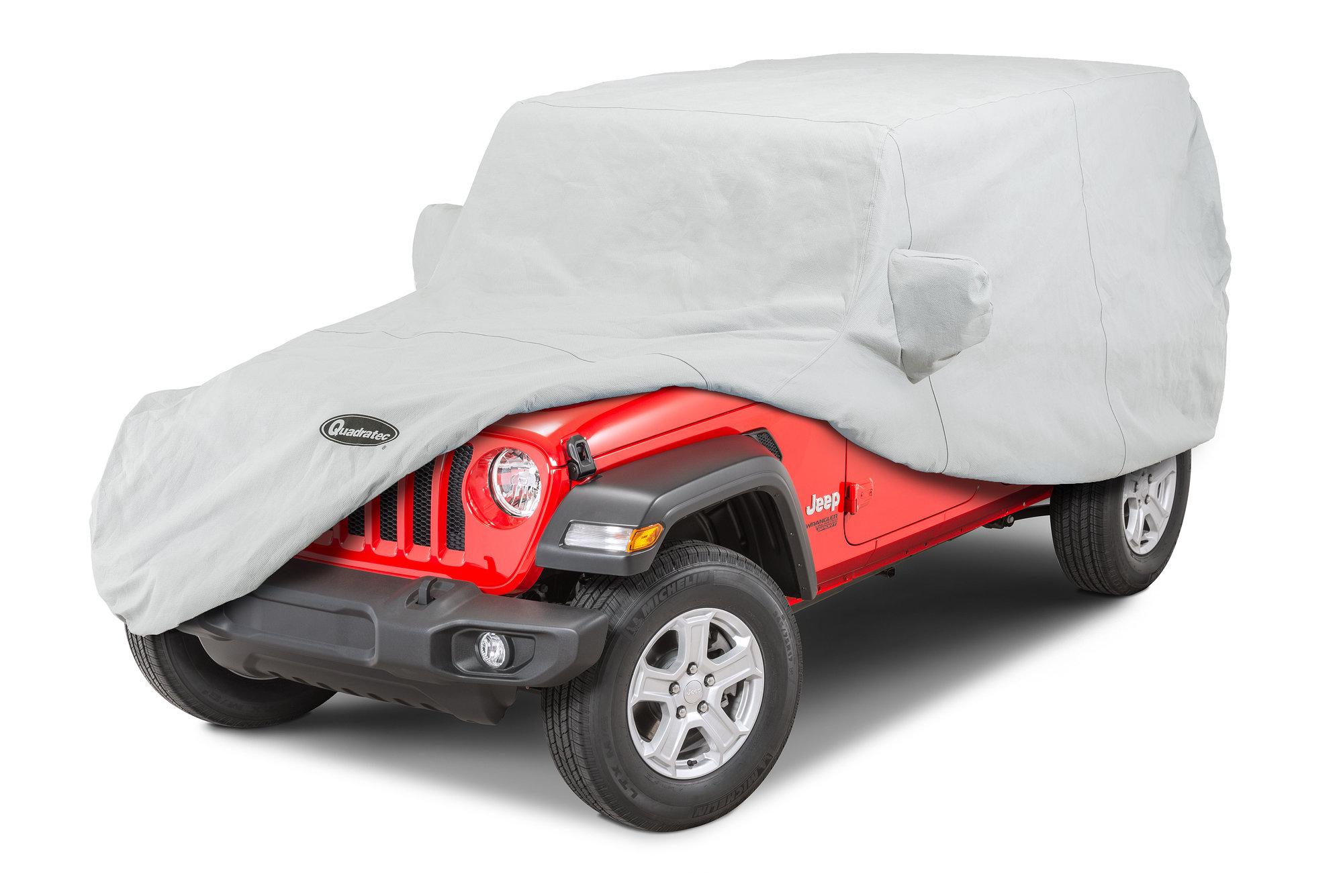 Quadratec Softbond 3-Layer Full Car Cover for 07-26 Jeep Wrangler JK & JL Unlimited