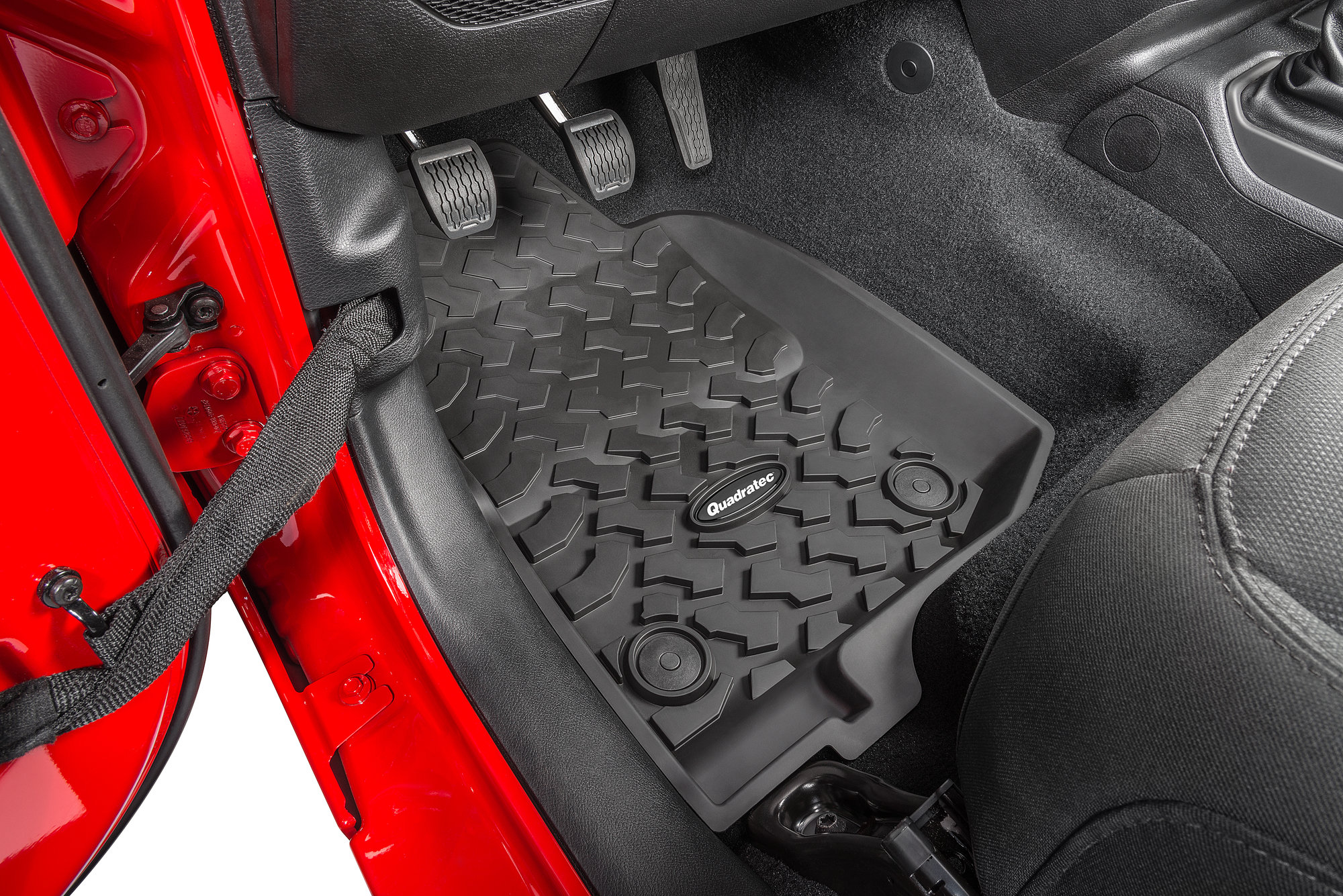 Quadratec Ultimate All Weather Floor Liners for 18-26 Jeep Wrangler JL Unlimited