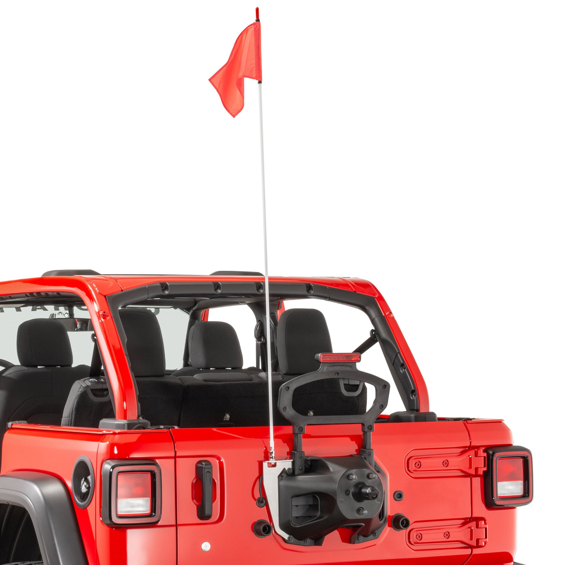 Quadratec Trail Flag with Mount Kit for 18-26 Jeep Wrangler JL