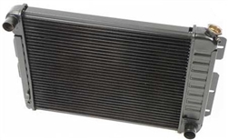 1967 - 1968 Camaro 4 Core Row w/ Factory AC Small Block OE Style Radiator for Manual Trans, 23 Inch