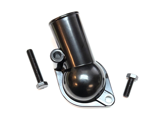 1967 - 1981 Camaro BLACK Thermostat Housing Water Neck, Fits Most SB and BB