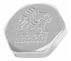 1967 - 1992 Camaro Griffin Aluminum Radiator Cap, Silver Anodized