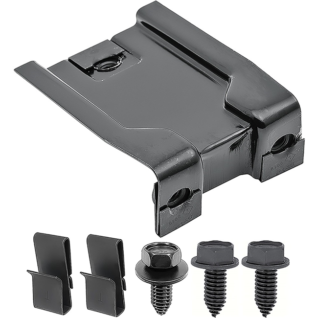 1967 - 1969 Camaro Upper Radiator Fan Shroud Mounting Bracket Set with Lower Slide Clips and Mounting Bolts