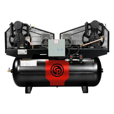 Chicago Pneumatic RCP-C10123D4 Iron Series Two Stage Electric Duplex Compressor 10 HP (2 x 5 HP)