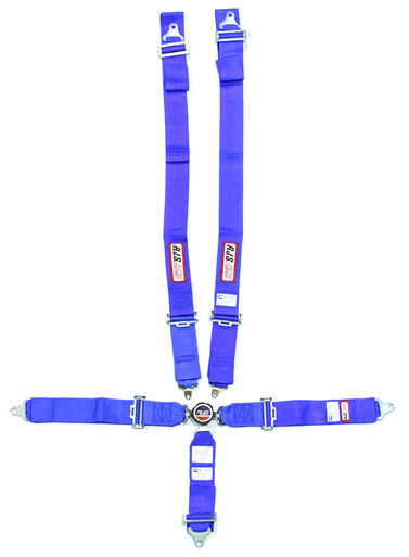 RJS 5pt Harness System Q/R Blue Ind Wrap 3in Sub 1034903