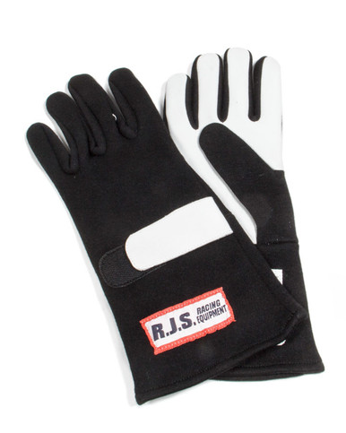 RJS Gloves Nomex D/L MD Black SFI-5 600010104