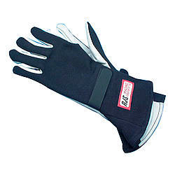 RJS Gloves Nomex S/L LG Black SFI-1 600020105