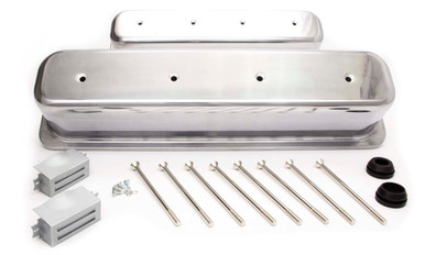 SBC Alum Tall Center Bolt V/C Plain Polished R6046