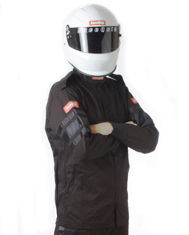 Racequip Black Jacket Single Layr 3X-Large 111008