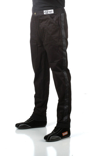 Racequip Black Pants Single Layer Med-Tall 112004