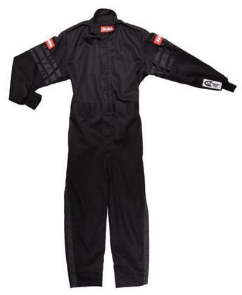 Racequip Black Suit Single Layer Kids X-Small Black Trim 1959991