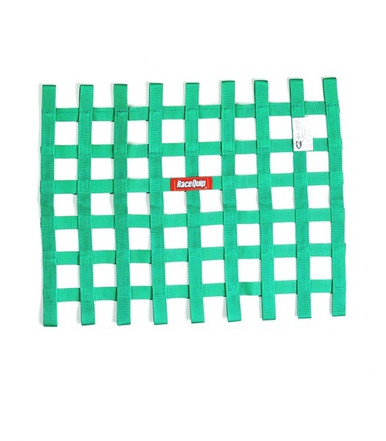 Racequip Ribbon Window Net SFI Green 725075
