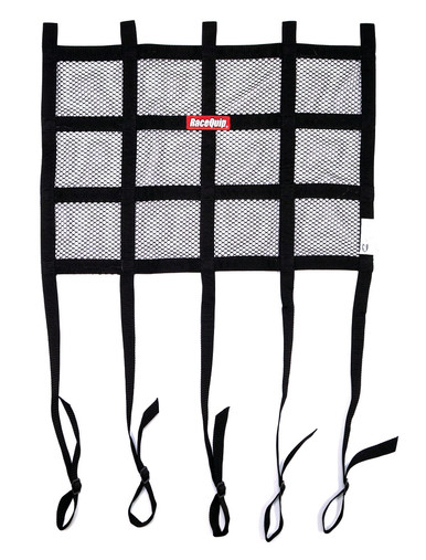 Racequip Window Net Mesh Black SFI Hybrid Adj. Strap 822001
