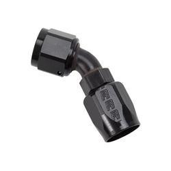 #8 45 Deg Hose End Black 610105