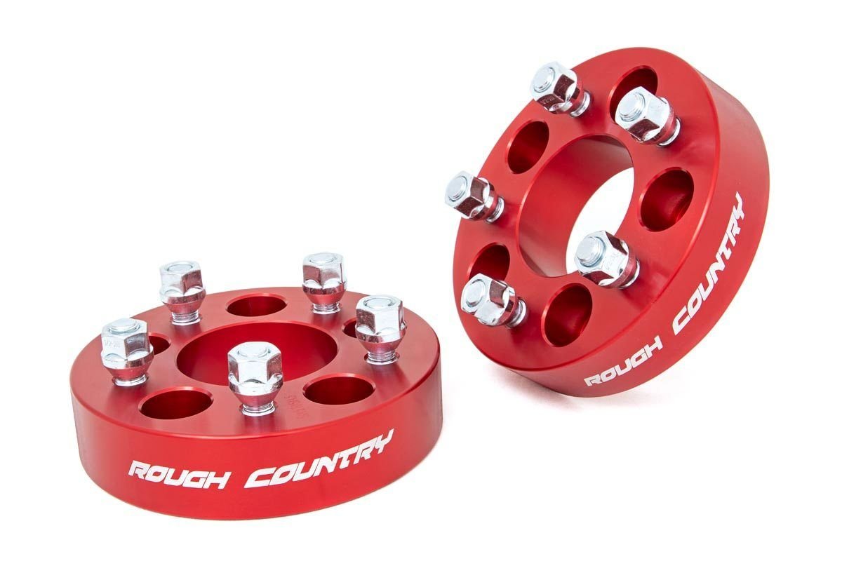 Rough Country 1.5in Wheel Spacers for Jeep Vehicles with 5x4.5 Bolt Pattern