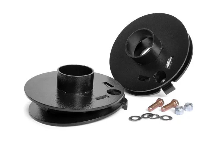 Rough Country 1141 Rear Coil Spring Correction Plates for 97-06 Jeep Wrangler TJ