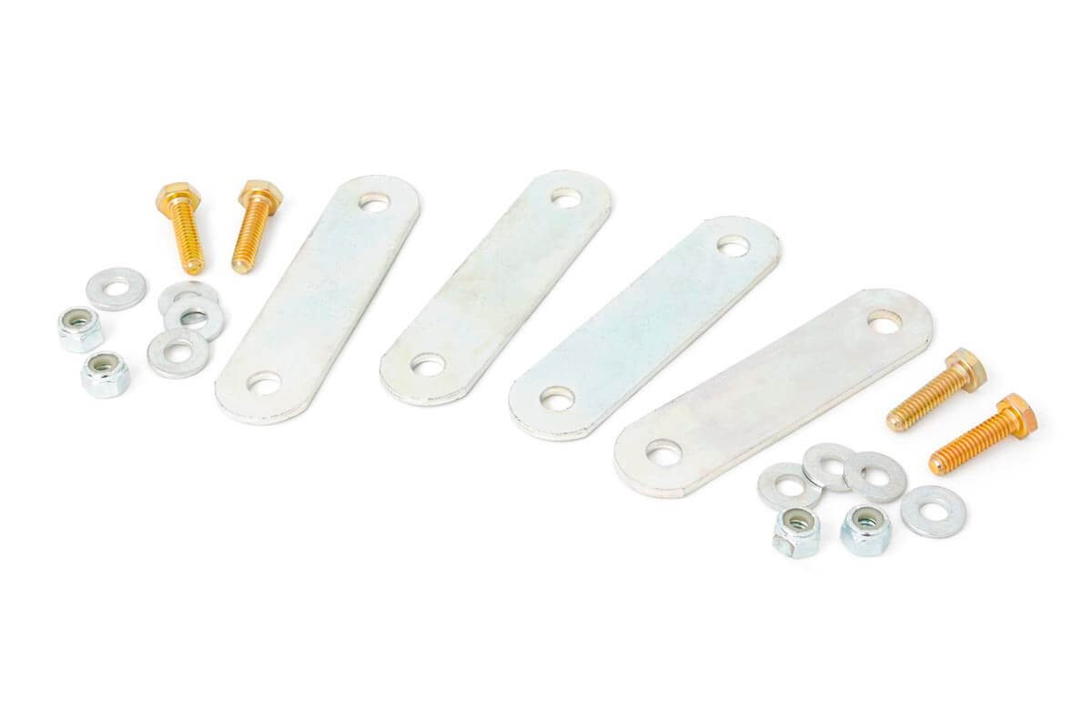 Rough Country 1152 Front & Rear Brake Line Extension Bracketsfor 07-18 Jeep Wrangler JK