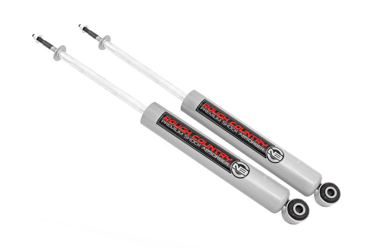 Rough Country N3 Front Shock Pair for 84-06 Jeep Cherokee XJ & Wrangler TJ