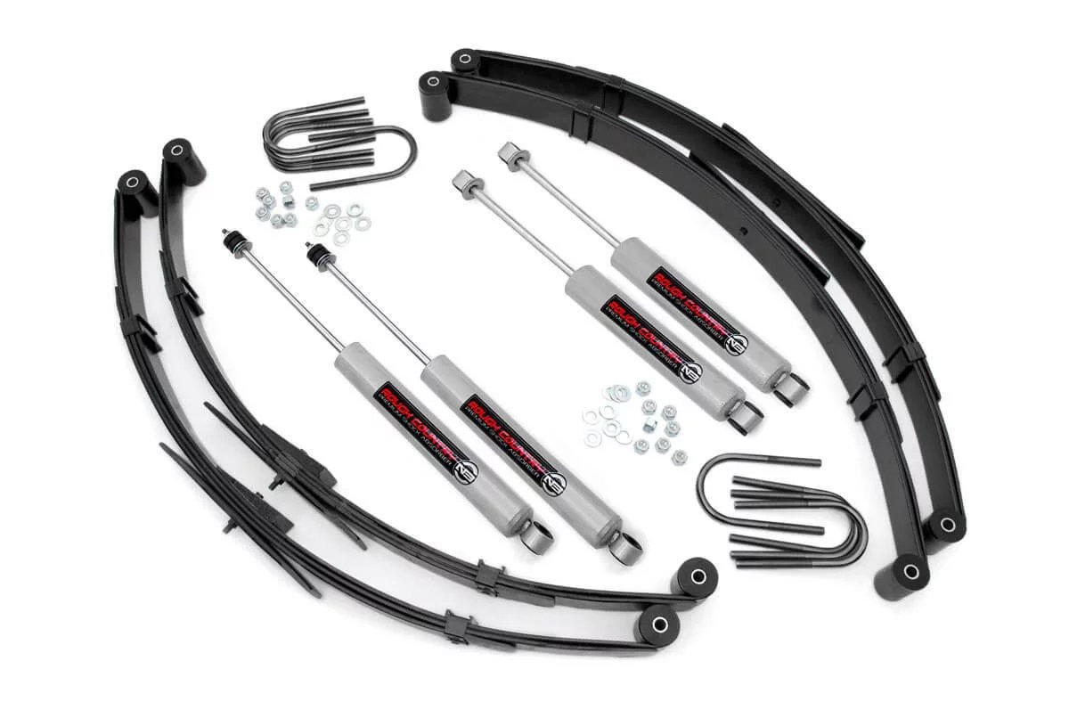 Rough Country 2.5in Suspension Lift Kit for 87-95 Jeep Wrangler YJ