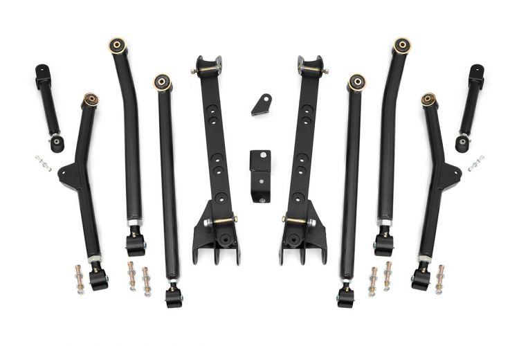 Rough Country 63800U 4-6in Long Arm Upgrade Kit for 04-06 Jeep Wrangler Unlimited TJ