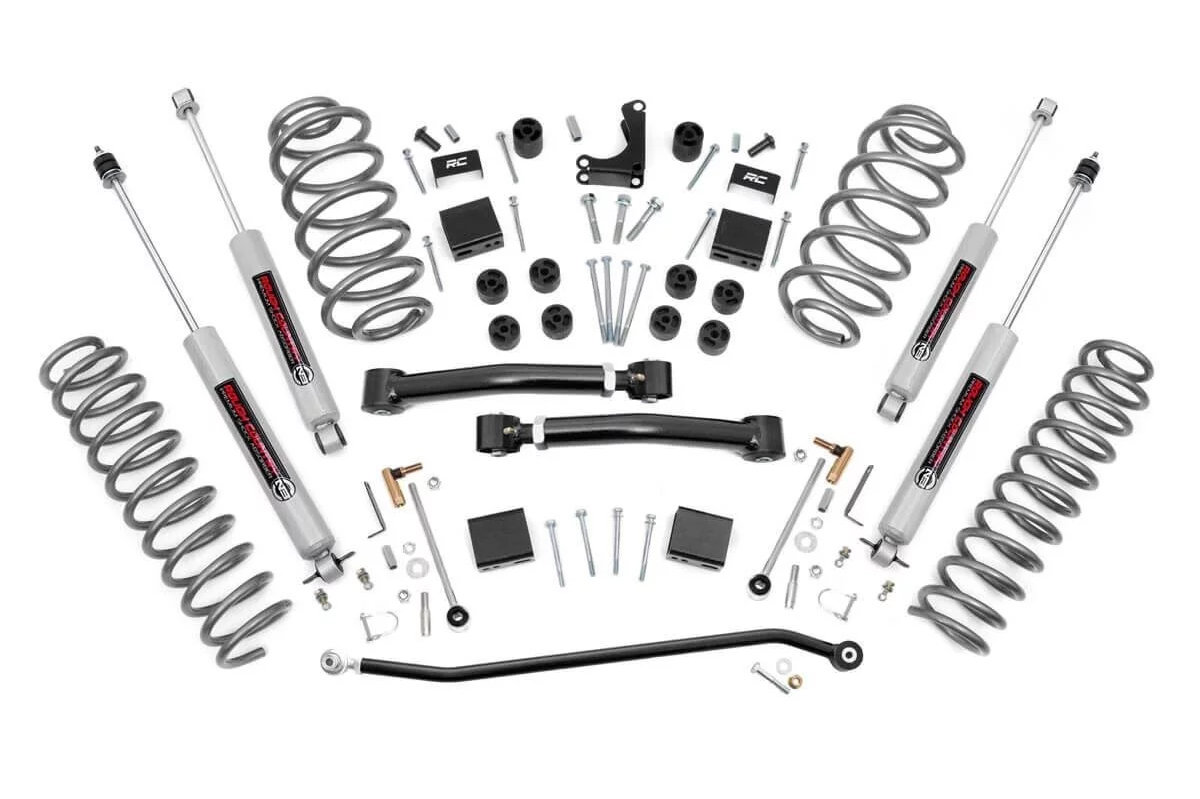 Rough Country 639P 4in X-Series Suspension Lift Kit for 99-04 Jeep Grand Cherokee WJ