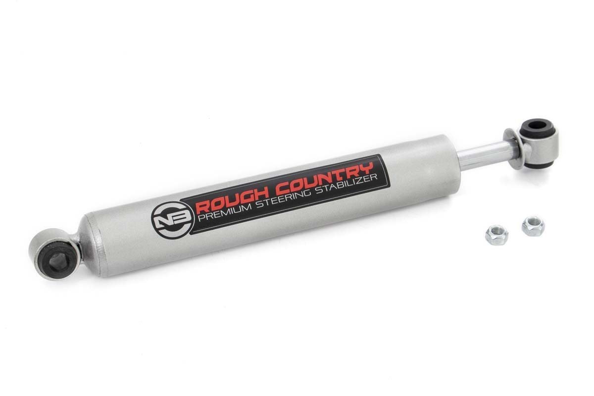 Rough Country 8731530 N3 Steering Stabilizer for 74-90 Jeep J-Series Pickup & Full-Size SJ