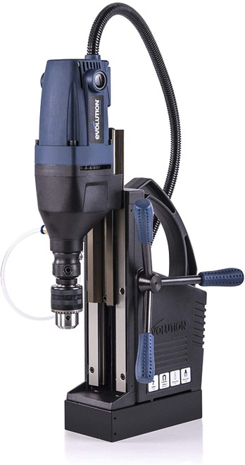 Evolution Heavy Duty 1-1/8 inch Industrial Magnetic Drill With Carry Case - S28M
