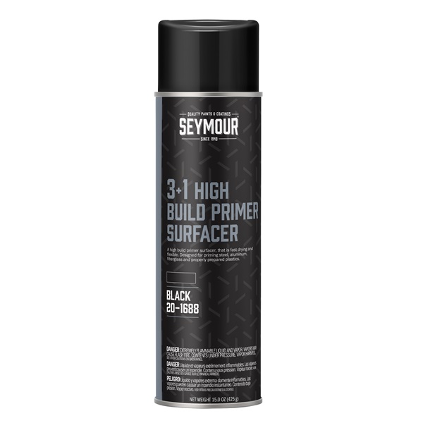 SEYMOUR 3 Plus 1 High Build Primer Surfacer, Black