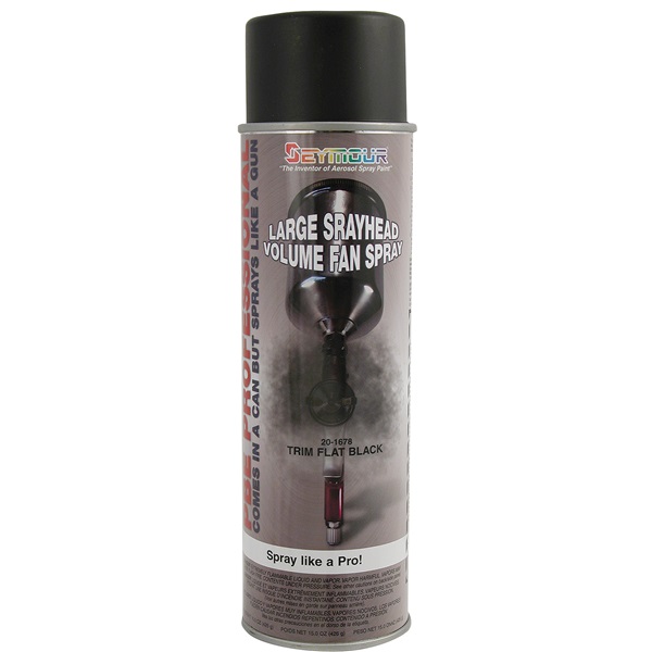 SEYMOUR PBE Professional Trim Flat Black, 15 oz