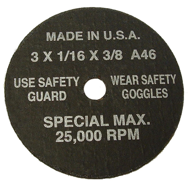 3" x 1/16" x 3/8" Cutoff Wheel5 Per Package SGT94860