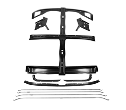 1967 - 1968 Camaro Inner Roof Panel Braces Set, 14 Piece Kit