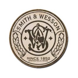 Smith & Wesson Round Logo Tin Sign