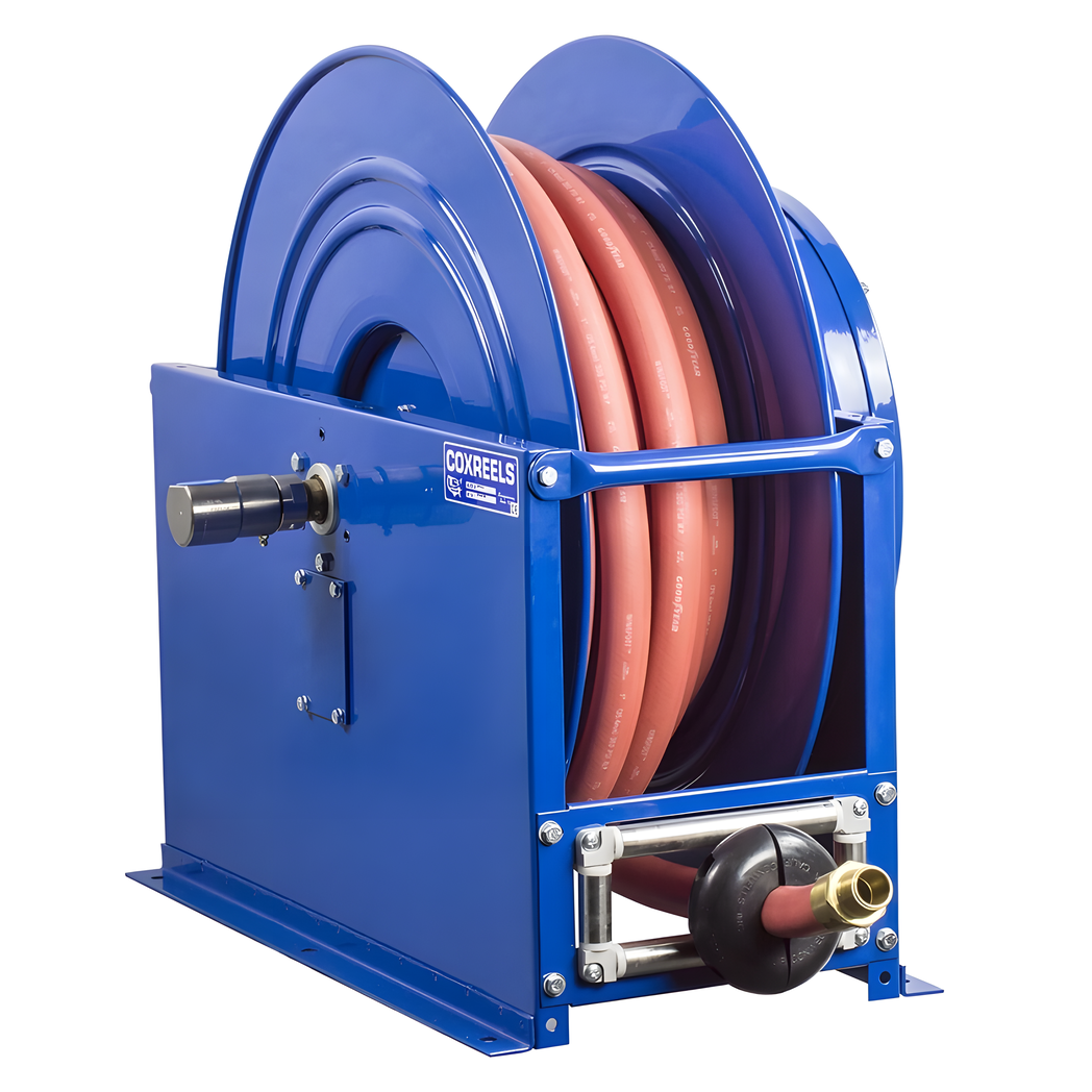 CoxreelsSLP-550Single Hose Spring Rewind Air and Water Hose Reel