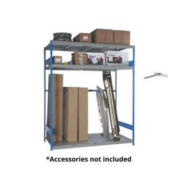 Rousseau Metal SRP0422 Bumper and Pipe Rack (96"W x 36"D x 87"H)