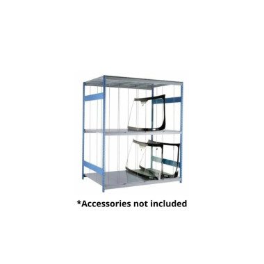 Rousseau Metal SRP0481 Windshield Rack (72"W x 48"D x 87"H)
