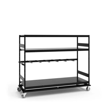 Rousseau Metal SRP1422M Bumper and Pipe Rack (96"W x 36"D x 75"H) (Mobile)