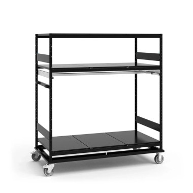 Rousseau Metal SRP1473M Mat Rack (Single) (Mobile) (72"W x 36"D x 75"H)