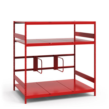 Rousseau Metal SRP2430 Sheet Metal Rack (72"W x 48"D x 75"H)