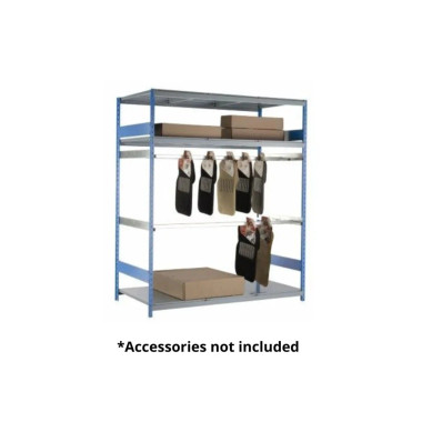 Rousseau Metal SRP2478 Mat Rack (Double) (96"W x 36"D x 87"H)
