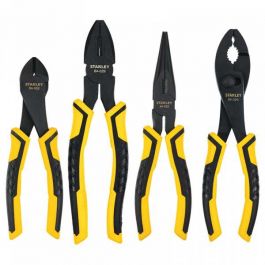 Stanley 4pc Bi-Material Pliers Set
