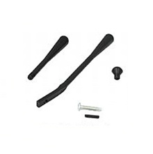 1967 - 1981 Camaro Custom TILT Steering Column Black Anodized Aluminum Lever Set w/ Tilt, Hazard, and Turn Signal Levers