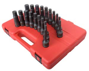 Sunex Tools 2637 20 Piece 1/2" Drive Impact Socket Set