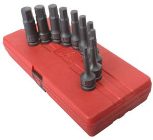 Sunex Tools 2638 10 Piece 1/2-Inch Drive Automotive Socket Set