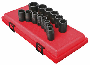 Sunex Tools 2652 14 Metric Impact Socket Set