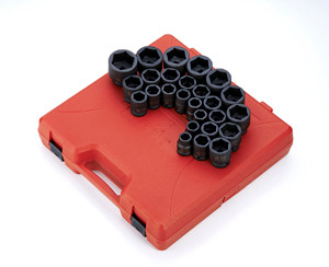 Sunex Tools 4692 26-Pc 3/4in Drive Metric Impact Socket Set