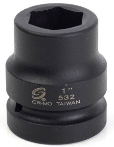 Sunex Tools 536 1" Drive 1-1/8 Impact Socket